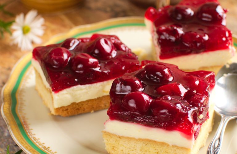 Ciasto z wiśniami i mascarpone