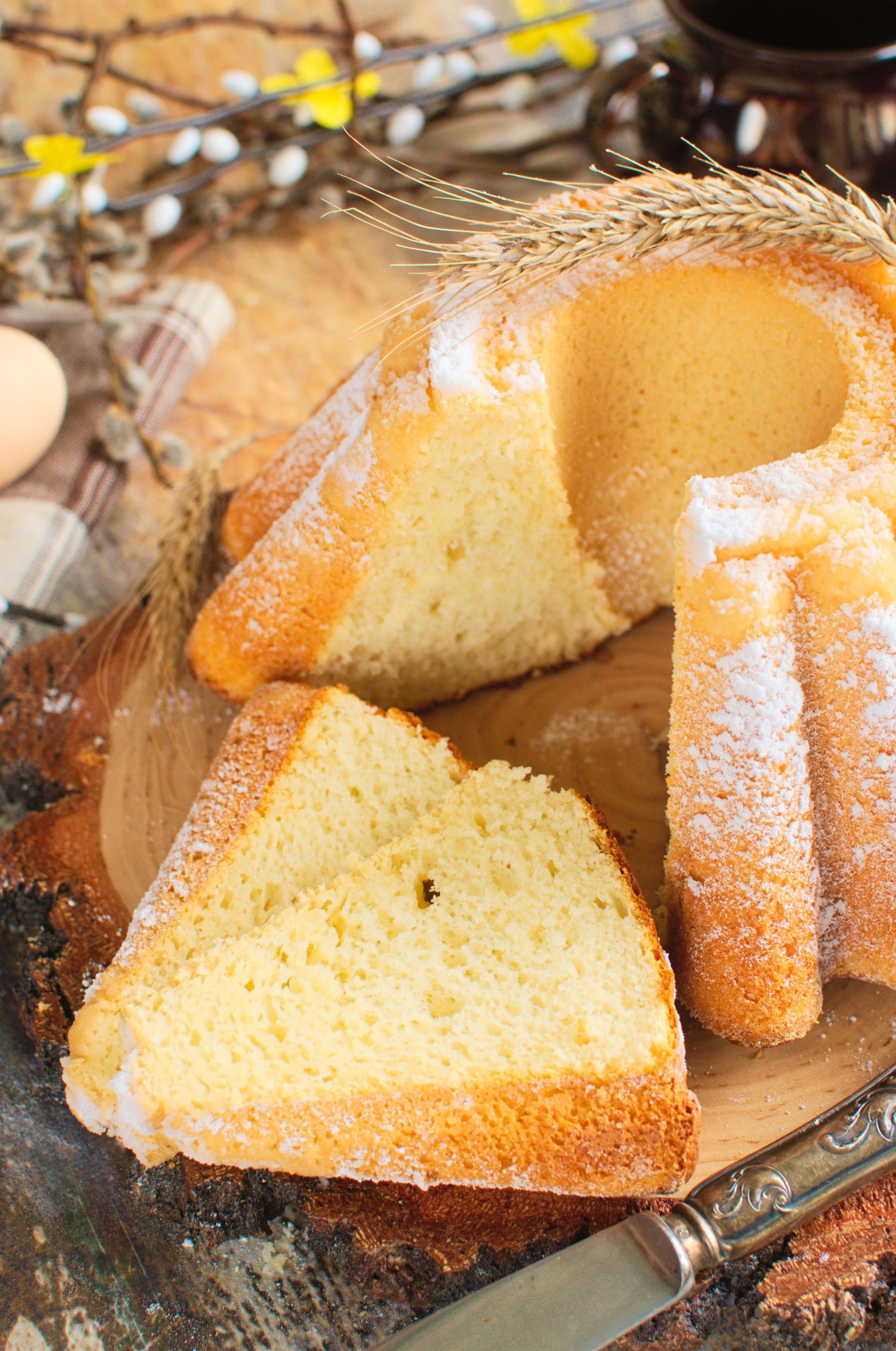 Anielska babka drożdżowa (na samych białkach)