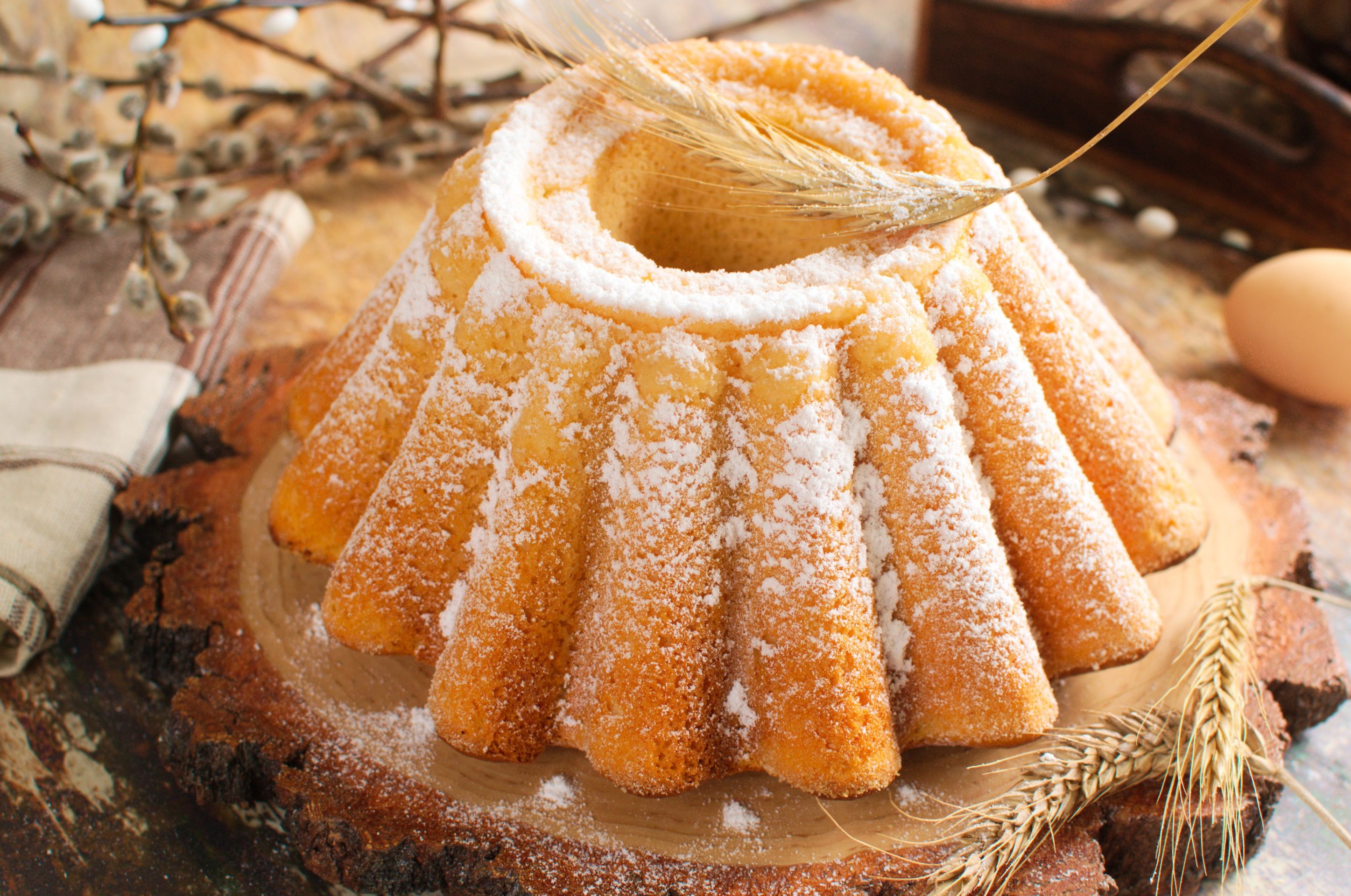 Anielska babka drożdżowa (na samych białkach)