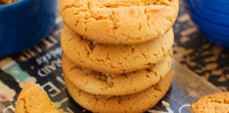 Ciasteczka serowe z masłem orzechowym