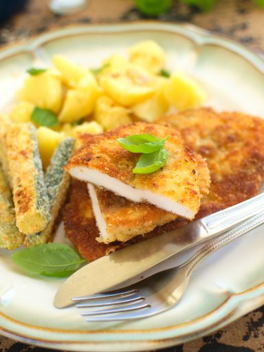 Kotlety z kurczaka w parmezanowej panierce