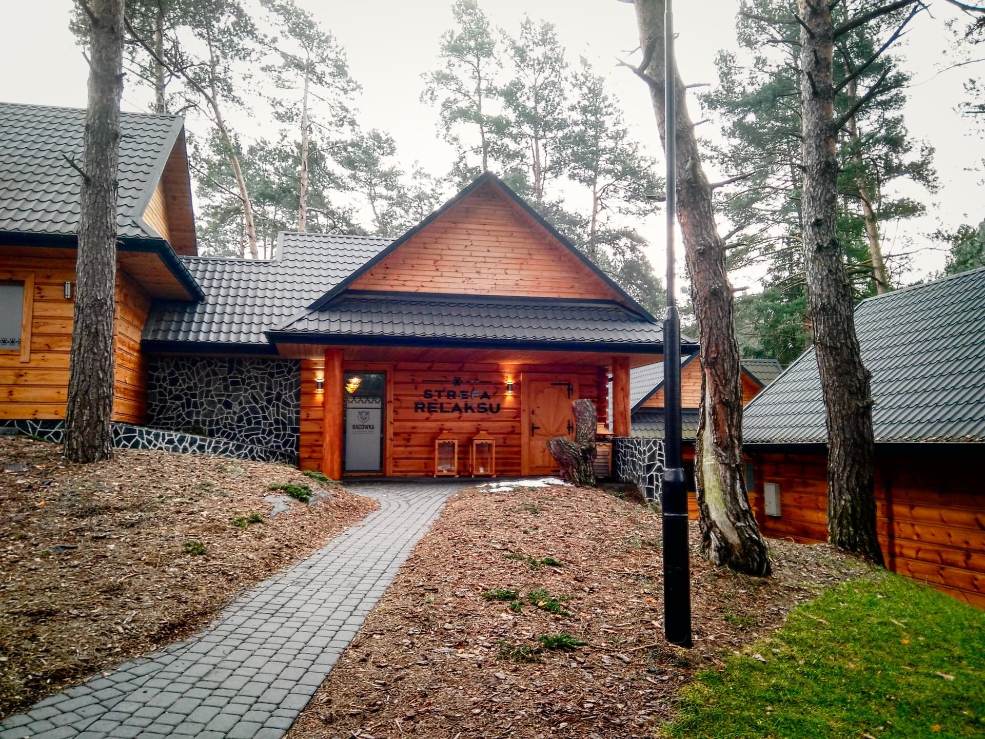 Wejście do strefy Relaksu.