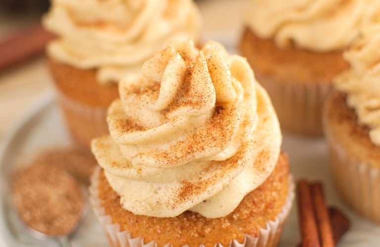 Babeczki cynamonowe (Snickerdoodle cupcakes)