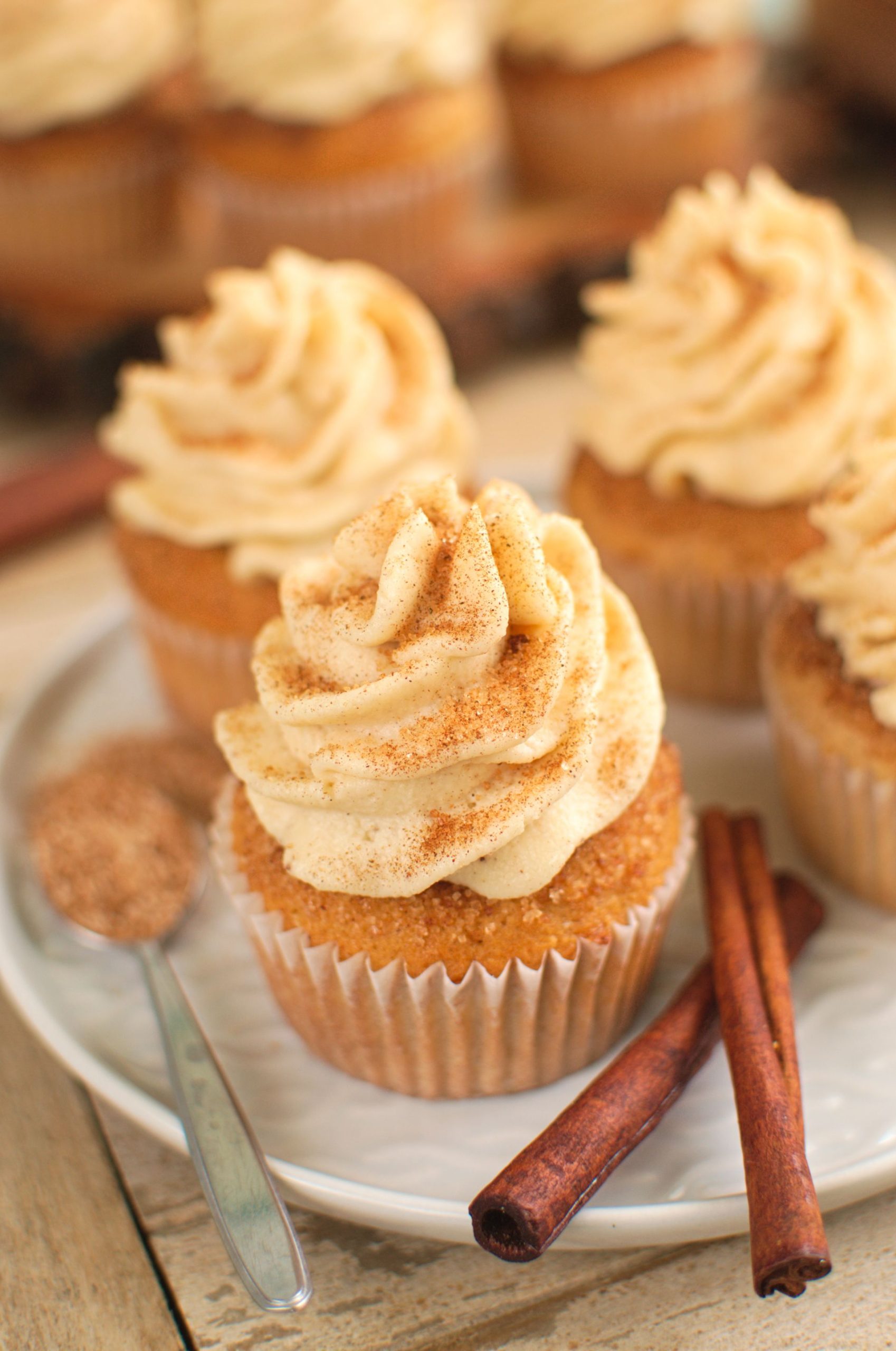 Babeczki cynamonowe (Snickerdoodle cupcakes)