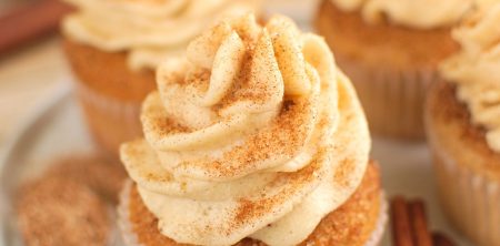 Babeczki cynamonowe (Snickerdoodle cupcakes)