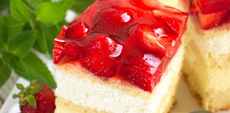 Ciasto truskawkowe trifle