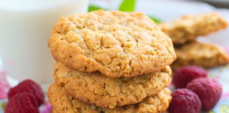 Ciasteczka owsiane z masłem orzechowym