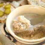 Bigos z cukinii z pieczarkami