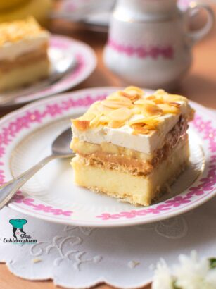 Ciasto krówka bananowa na krakersach