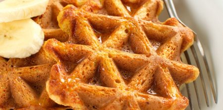 Gofry owsiane z batatami