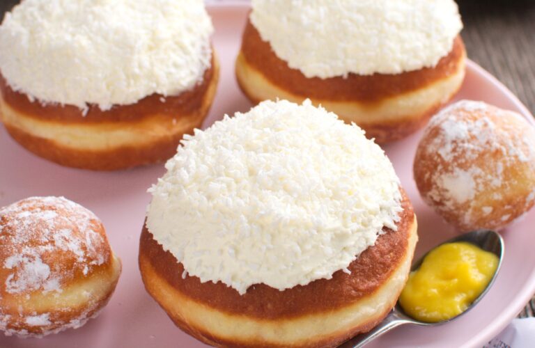 Pączki z mango i kokosem