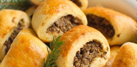 Paszteciki z kapustą i grzybami