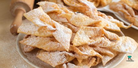 Faworki z krupczatką