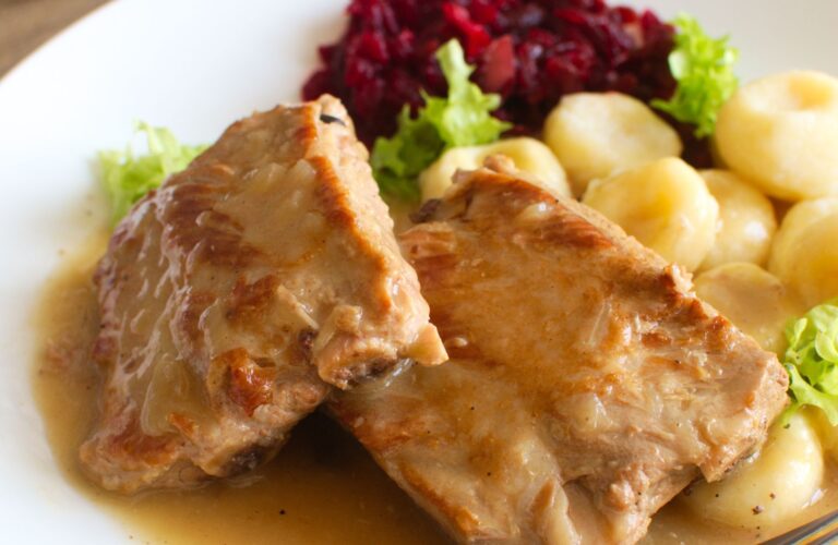 Żeberka w sosie własnym