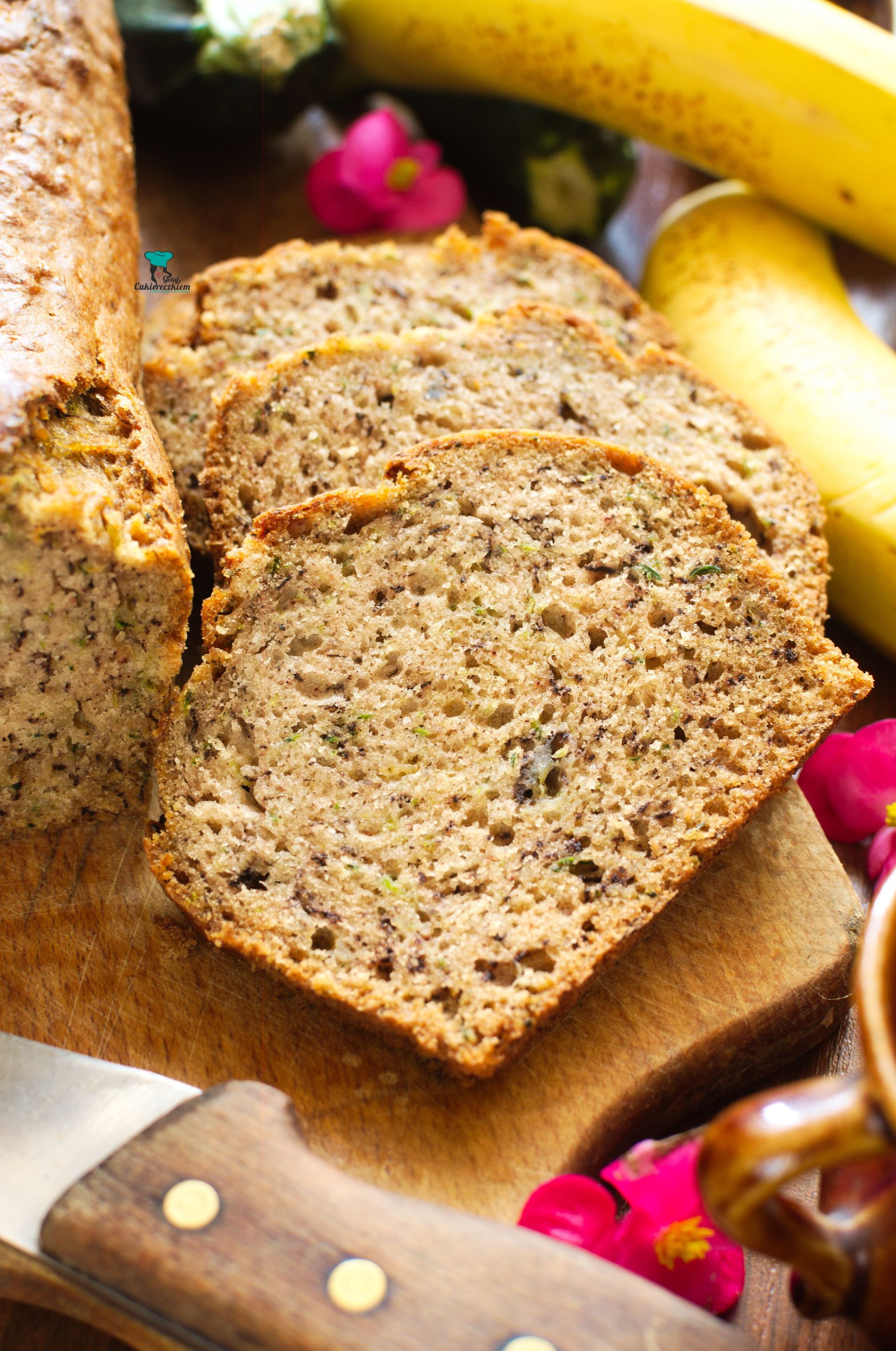Chlebek bananowy z cukinią