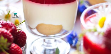 Serniczki z truskawkami