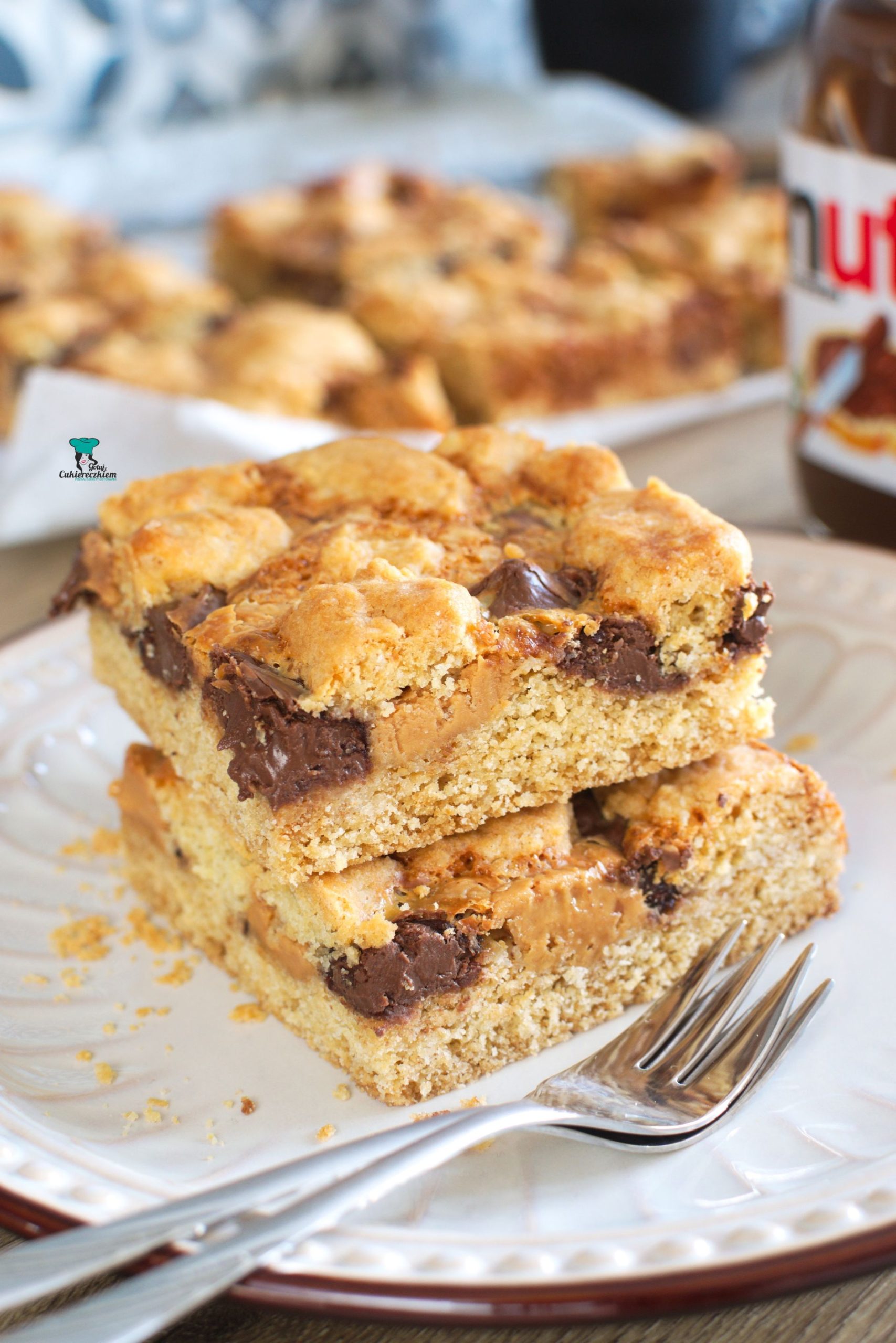 Cookie bars (ciasteczkowe kwadraciki)