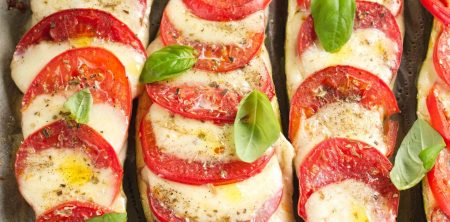 Zapiekana cukinia caprese