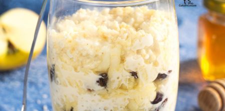 Jaglanka z kokosem i jabłkiem