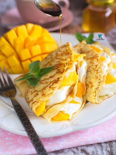 Naleśniki ala mango lassi