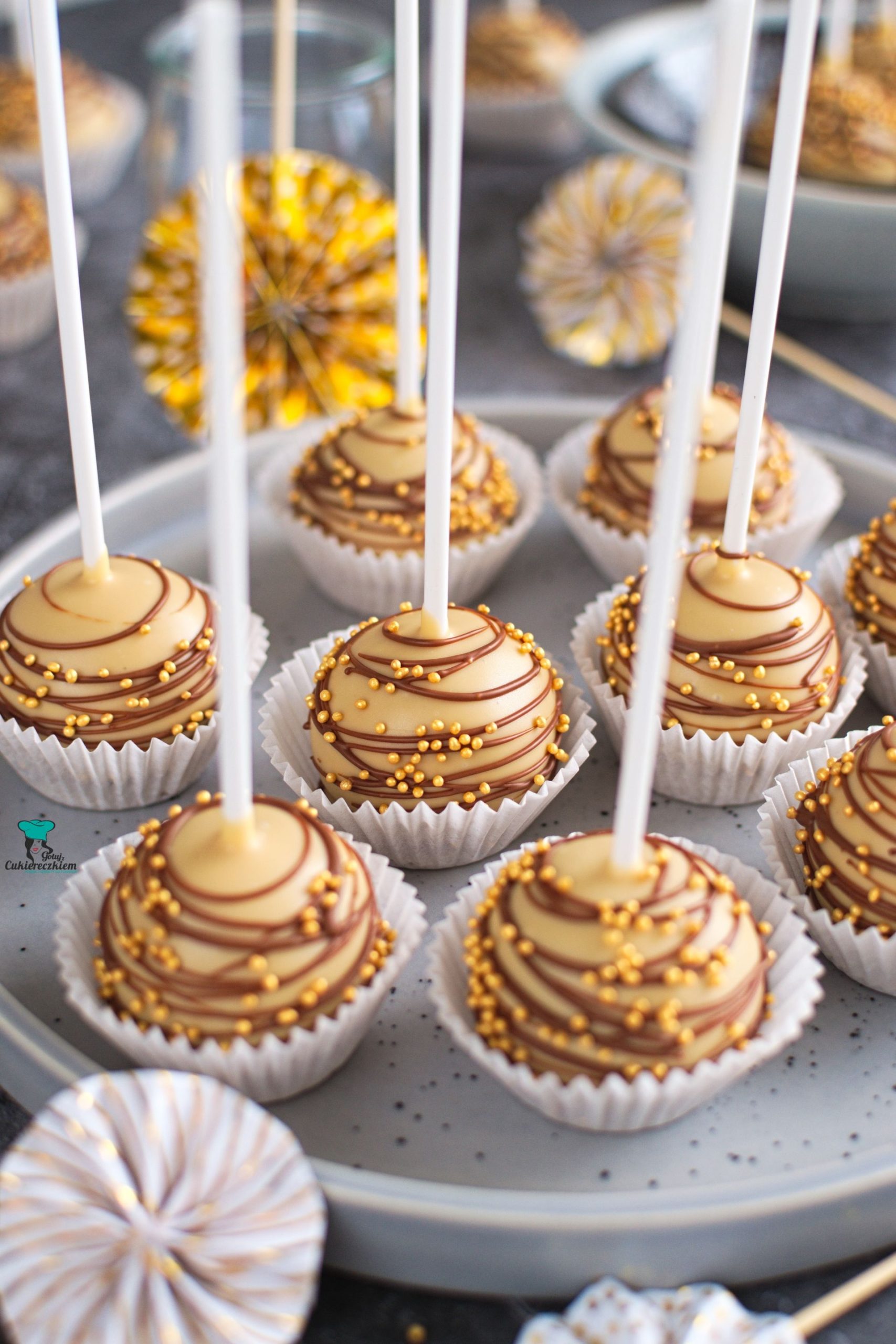 Karmelowe cake pops