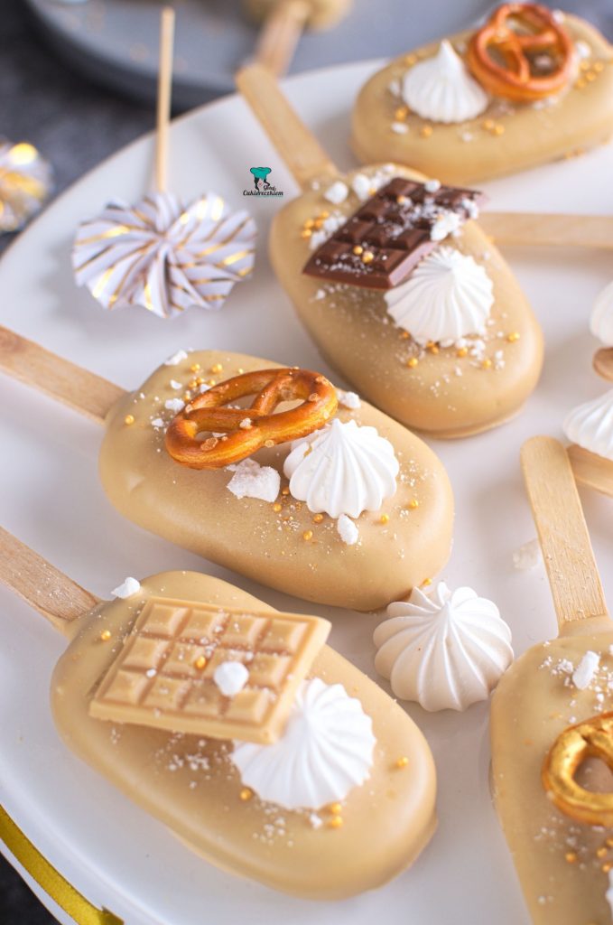 Karmelowe cakesicles