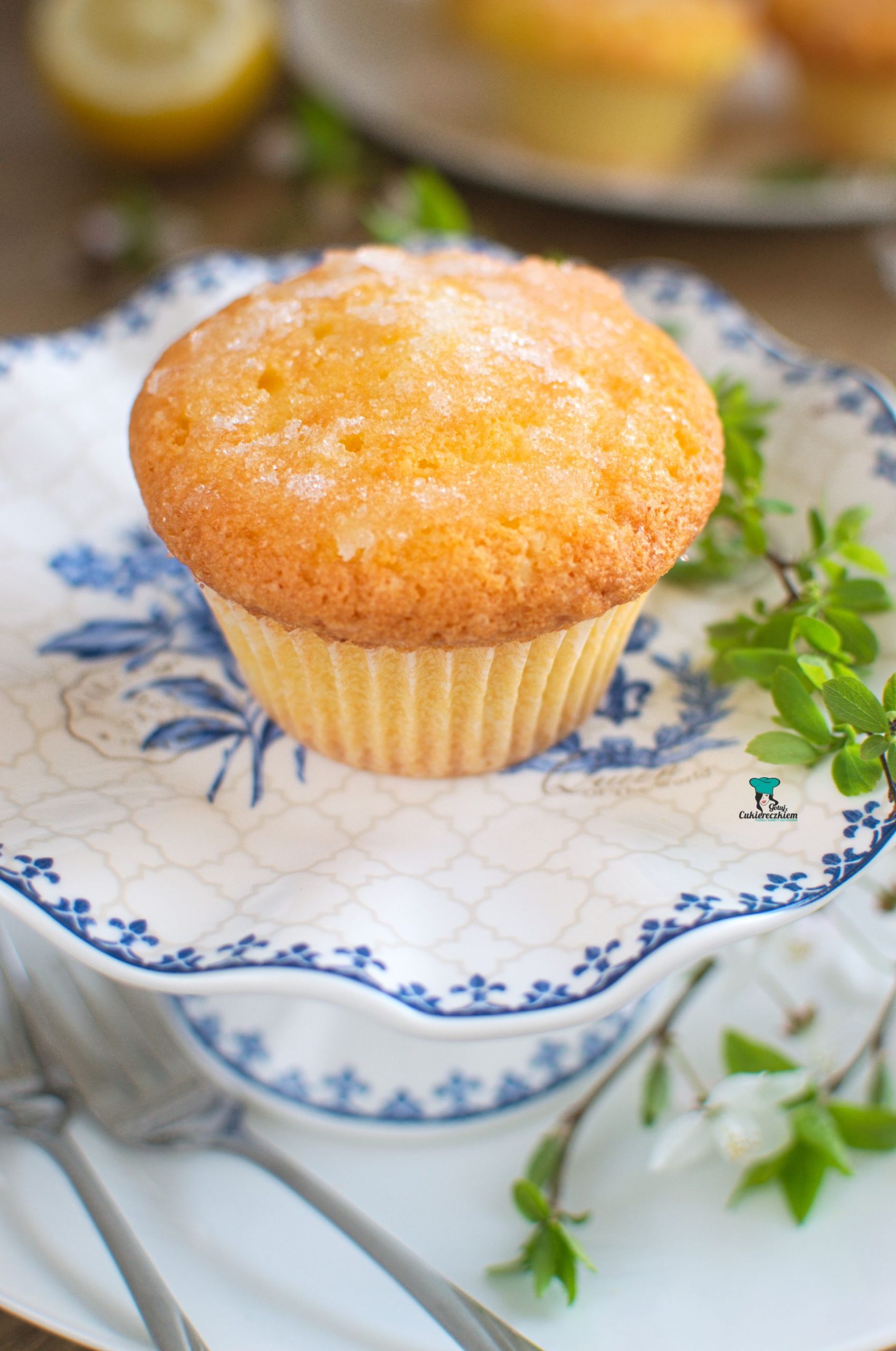 Angielskie babeczki cytrynowe (Lemon drizzle cakes)