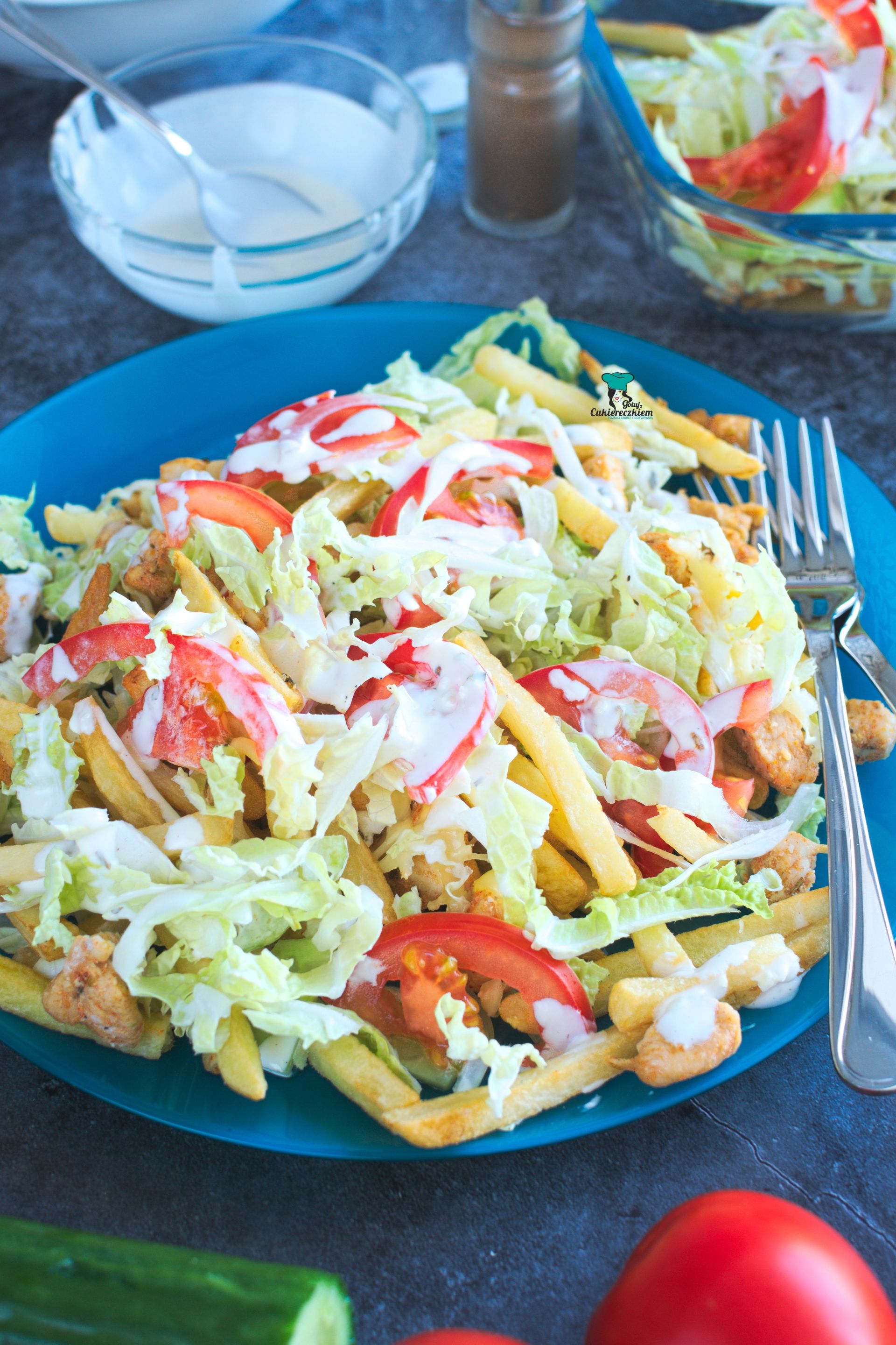 Kapsalon (frytki z posypką)