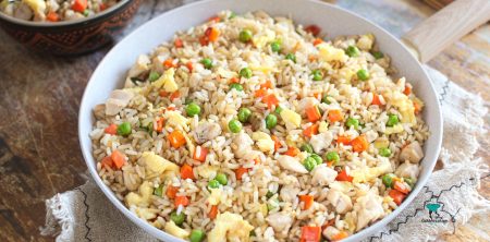 Ryż smażony z kurczakiem