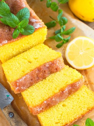 Lemon drizzle cake