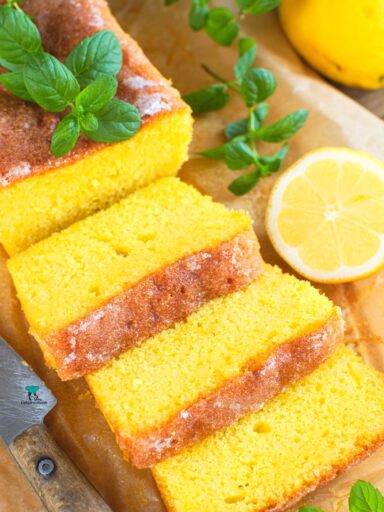 Lemon drizzle cake
