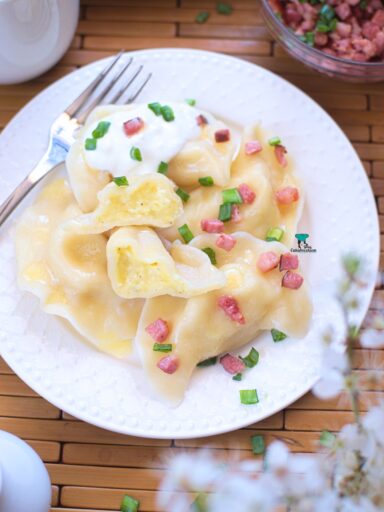 Pierogi ruskie z mozzarellą