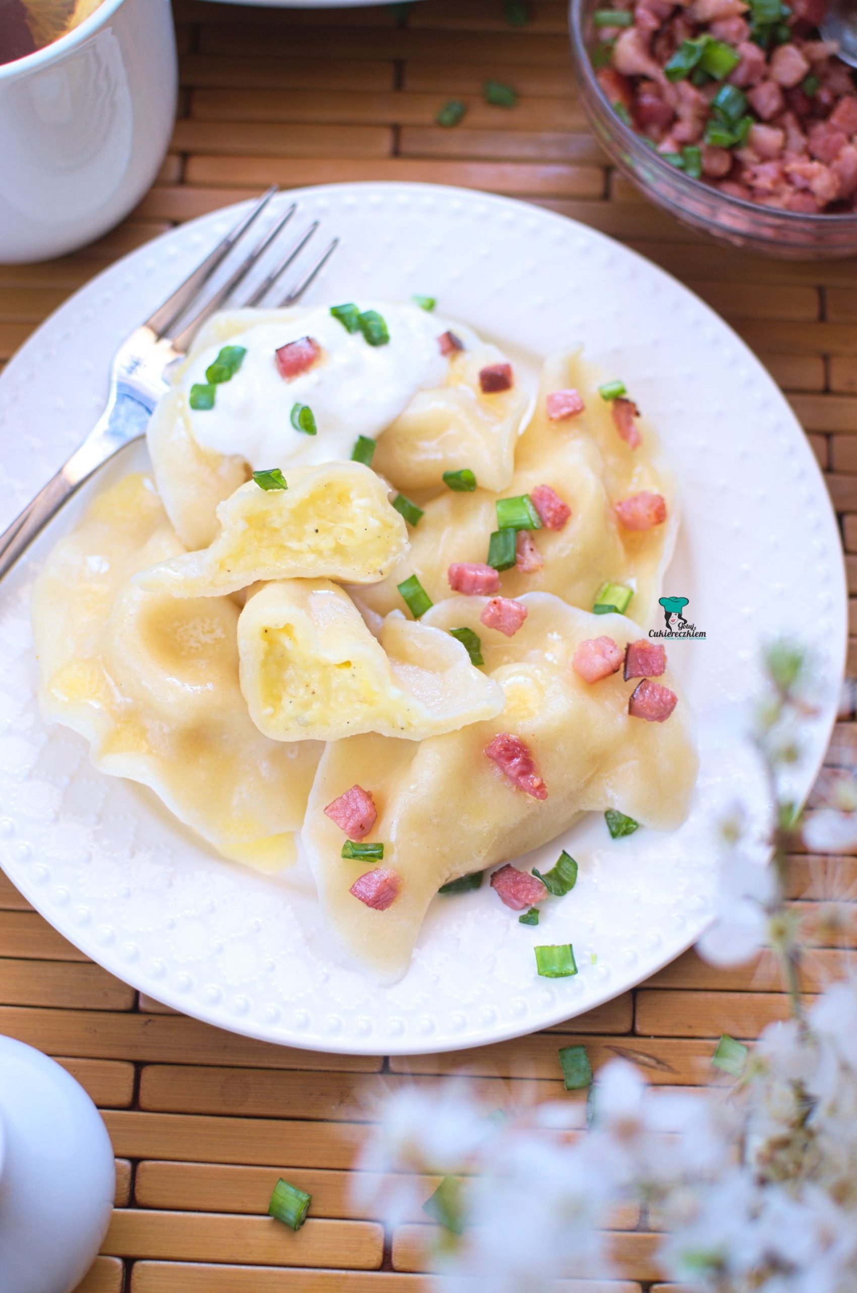Pierogi ruskie z mozzarellą