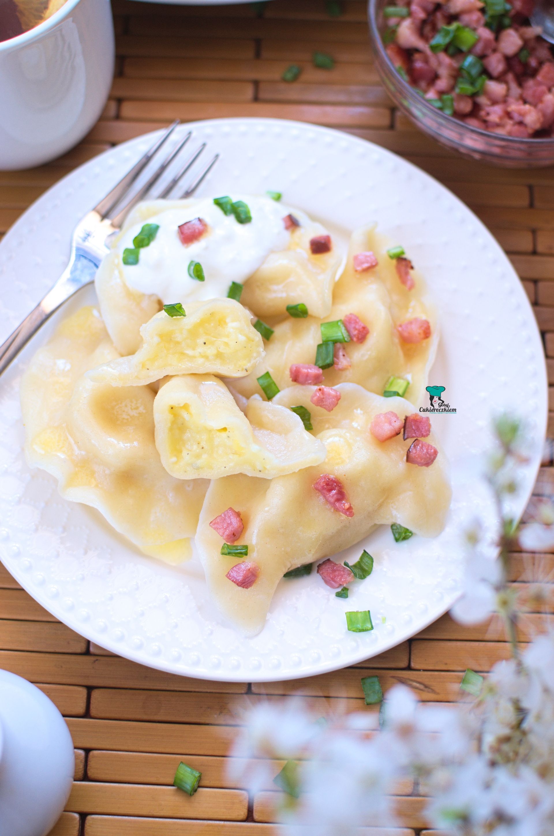 Pierogi ruskie z mozzarellą