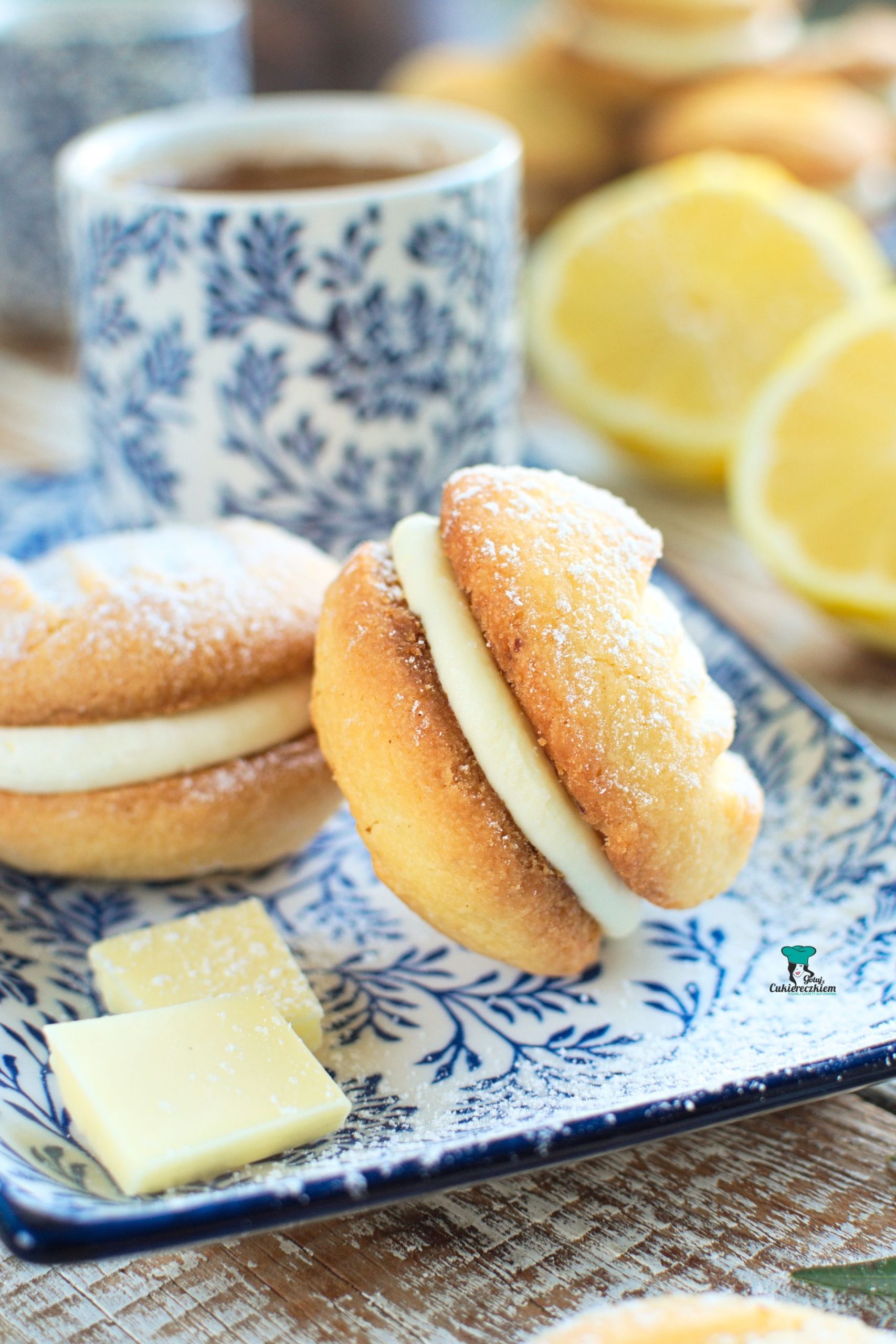 Kruche maślane ciasteczka cytrynowe (Lemon Melting Moments)