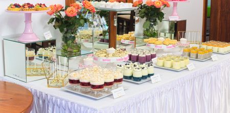 Słodki stół przygotowany na wesele Damiana i Wioli