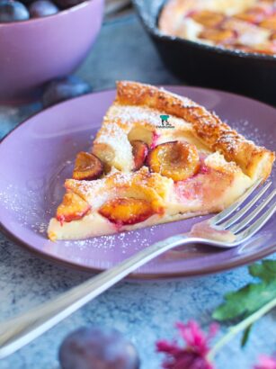 Dutch baby ze śliwkami