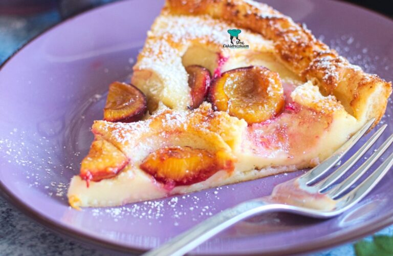Dutch baby ze śliwkami