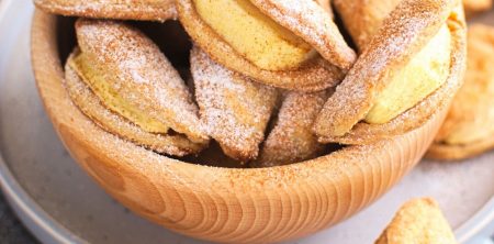 Orkiszowe ciastka z jabłkami