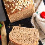 Prosty chleb pełnoziarnisty (bez wyrabiania)