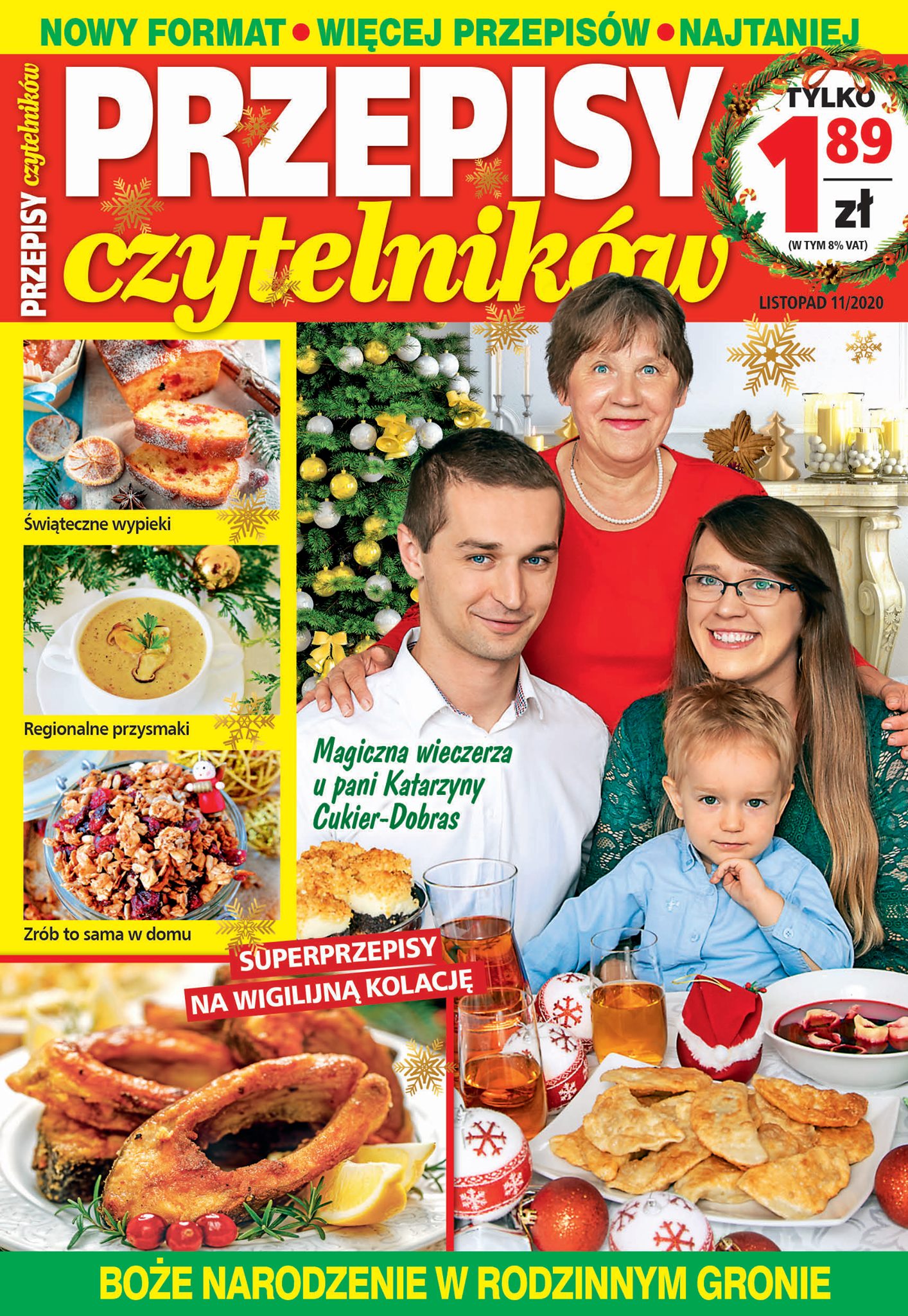 Nasza rodzina na okładce „Przepisów Czytelników”