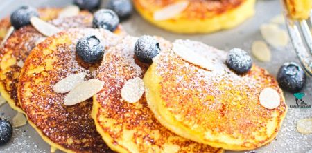 Budyniowe placuszki twarogowe