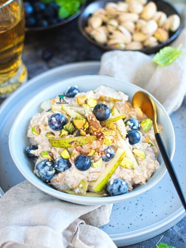Muesli dr Birchera z borówkami i gruszką