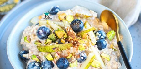 Muesli dr Birchera z borówkami i gruszką