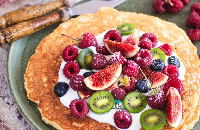Owsiany omlet bananowy