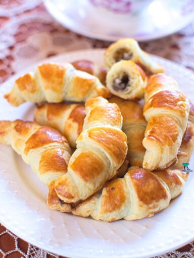 Francuskie rogaliki z nutellą