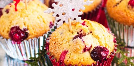Muffinki z żurawiną
