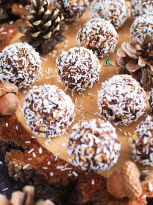 Śnieżne pralinki kokosowo-owsiane
