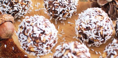 Śnieżne pralinki kokosowo-owsiane