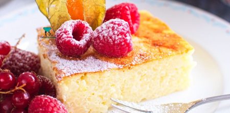 Pieczony pudding ryżowy